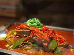 毛血旺烤鱼-探鱼·鲜青椒爽麻烤鱼(中山大信新都汇店)