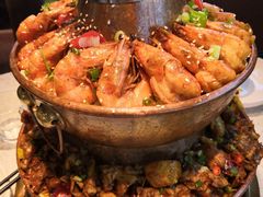 虾调戏蛙-老佛爷铜炉蛙锅(海岸城店)