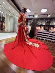 -懿沉香中式嫁衣礼服秀禾服龙凤褂马来褂旗袍总店