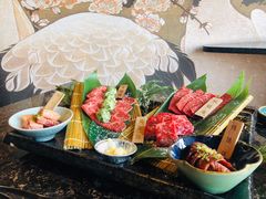 本日限定和牛五种组合-老乾杯和牛烧肉(王府中环店)