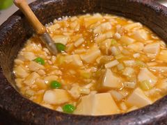石锅鸡汤豆腐-绿茶餐厅(西单老佛爷店)