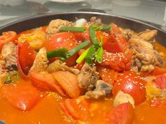 -贵州辣子鸡番茄鸡