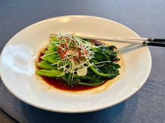 白灼广东菜心-悦宴·雅致餐厅(绿地蓝海店)