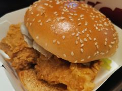 香辣鸡腿堡-肯德基(丽水万地店)