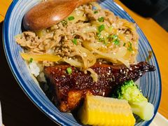 牛井拼鳗鱼饭-渔寿司·日本料理(艾尚天地店)