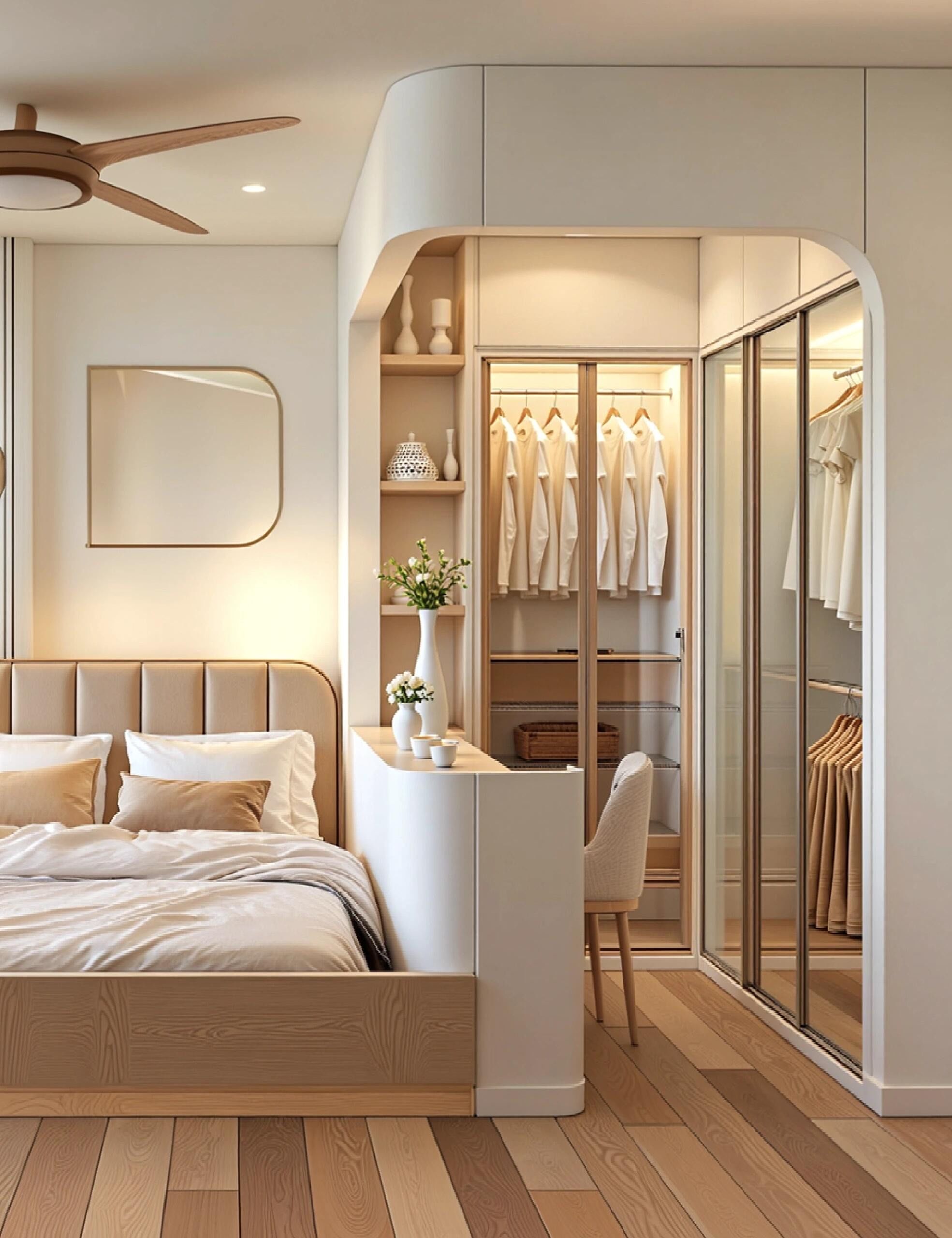 床侧造4㎡步入式衣帽间🤩贵阳装修高级哭