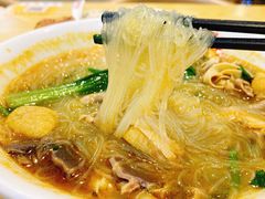 咖喱鸭血粉丝汤-阿三生煎(盛华里店)