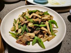 倒笃菜尖椒炒笋干-老头儿油爆虾(星光一期店)