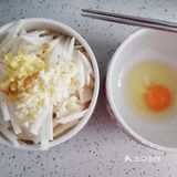 家常菜——白萝卜丝炒鸡蛋