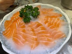 三文鱼薄切-羽寿司(东方宝泰店)
