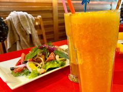 鲜榨草莓柳橙汁-申德勒加油站西餐厅(日坛路总店)