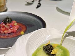 蓝鳍金枪鱼塔塔配鱼子酱-8½ Otto e Mezzo BOMBANA(洛克外滩源店)