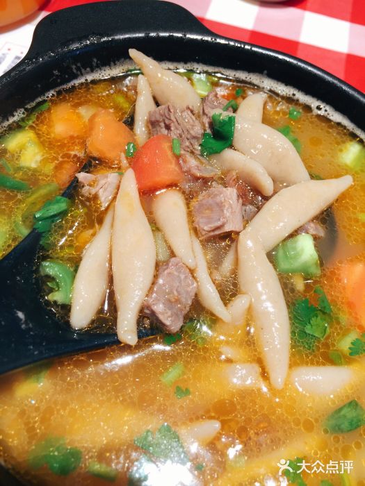 西贝莜面村(龙湖上城天街店)牛骨汤莜面鱼鱼图片