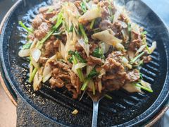 炙子烤呼伦贝尔羔羊肉-喜悦烤鸭·新京菜(王府井店)