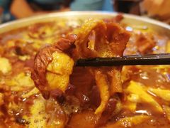 牛杂锅里的牛肉-华顺土菜馆(洪岗路店)