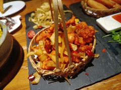 锅巴辣子鸡-陆壹捌餐厅(五大道店)