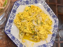 银鱼炒蛋-呼吸森林·生态农庄农家乐私房菜