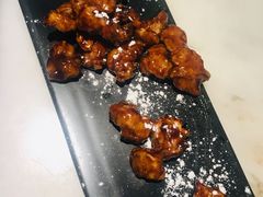 雪花糖醋里脊-绿茶餐厅(松江万达店)