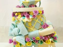翻糖婚礼蛋糕-爱之婚礼蛋糕(建外SOHO西区店)