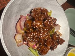 蒜香蜜汁排骨-绿茶餐厅(蓝色港湾店)