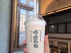 杏仁豆腐桂花茶-长春堂顺时而饮(前门店)