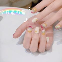-复古绿·少女主题美甲美睫