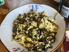 地皮菜炒鸡蛋-阿木怪味牛骨头