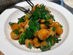 韭菜烩小土豆-荣小馆(临海世纪花城店)