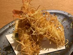 京葱丝炸虾天妇罗-水之惠鲜鱼料理(王府大街店)