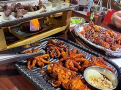 烤辣味八爪鱼-青春韩国料理(汽博店)