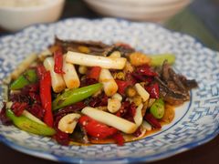 爆炒土鳝鱼-百年粉蒸牛肉