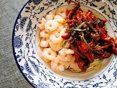虾仁肉丝葱拌+小牛汤-腔调面(斜土路店)