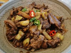 鲜笋炒牛肉-七叔家宴家常广西菜(明秀东路店)