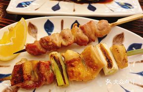 Grilled Chicken Thigh with Scallions