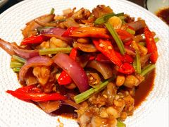 香辣仔姜牛蛙-庐灶江南·江南菜·四合院Bistro(东直门雍和宫·原华侨宾馆店)
