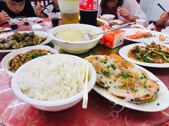 蒜蓉粉丝蒸扇贝-滑记海鲜饭店·老字号(海鲜街店)