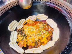 -大锅大灶柴火鸡鱼