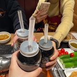 三个人吃完也就200出头，赞