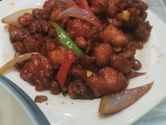 椒香虾仁爆鸡球-陈傻子餐厅(世纪都会店)