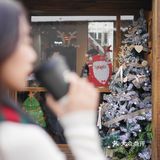 北京初雪的隐藏机位，白塔寺JM cafe