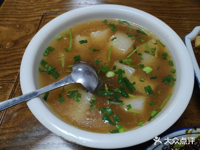 莫家牛肉馆(红牌楼店)素萝卜汤图片