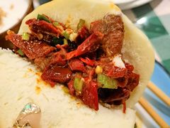 焉耆滚刀肉辣皮子夹馍-新疆巴州金丝特餐厅(大钟寺店)