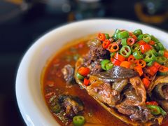 线椒腩肉烧圆鱼-西安凯悦酒店·湖畔中餐厅