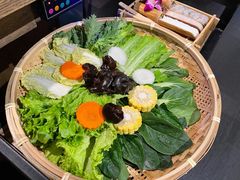 蔬菜拼盘-尚尚仙·酸汤猪手·猪肚鸡火锅(华联万柳购物中心店)
