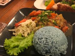 -蝶豆花蓝面条