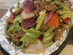 铁板黑椒牛肉-李记潮汕砂锅粥(营福路店)
