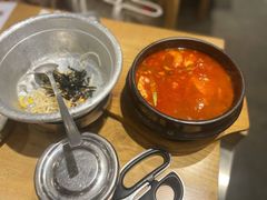 海鲜嫩豆腐汤-姜虎东白丁烤肉(苏州中心店)