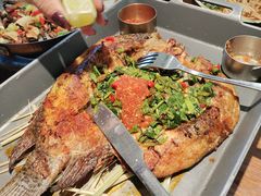 傣味香茅草烤罗非鱼-云海肴·汽锅鸡·云南菜(苏州中心店)