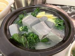 黑豆腐煲奶白菜苗-小東馆(东纵路店)