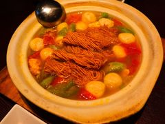 丝瓜鱼丸炖馓子-永安鱼庄·镇江菜(东吴路店)